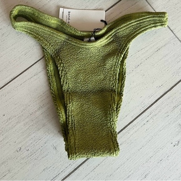 Bond-eye Olive Textured Swim Bottom - Picture 1 of 7